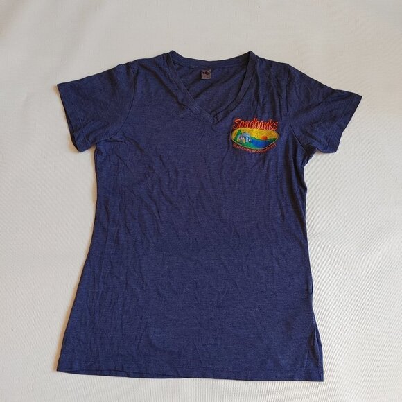 Sandbanks Embroidered t-shirt women's large - Picture 2 of 5